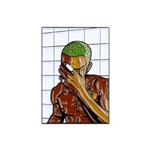 Pin's metal au visage bande inspire de l'album Blonde de Frank Ocean
