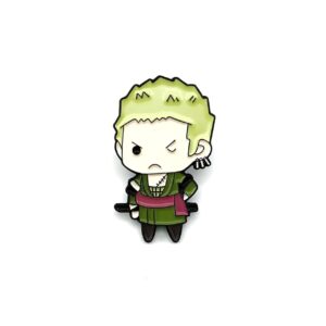 Pin's Zoro Roronoa Chibi épéiste trois sabres One Piece
