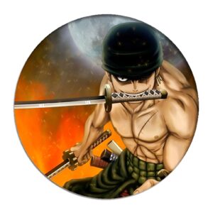 Pin's Roronoa Zoro torse nu sabreur One Piece 58 mm