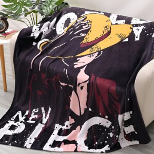 Plaid One Piece Luffy New World post-ellipse polyester 80x120cm