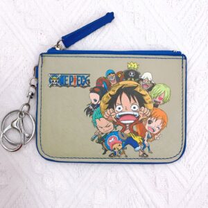 Porte-cartes Mugiwara One Piece PVC cuir synthétique équipage Luffy