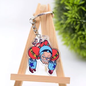 Porte-clé Franky cyborg charpentier équipage One Piece
