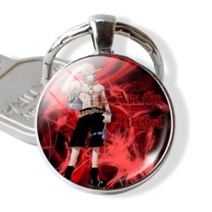Porte-clé Portgas D Ace, commandant des Pirates de Barbe Blanche One Piece