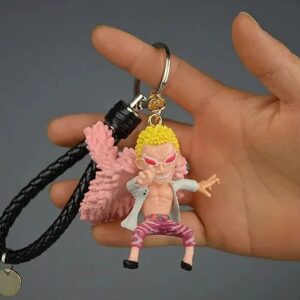 Figurine porte-clé Donquixote Doflamingo, personnage antagoniste One Piece