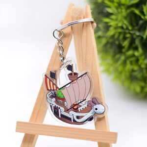 Porte-clé acrylique Going Merry navire emblématique Mugiwara One Piece