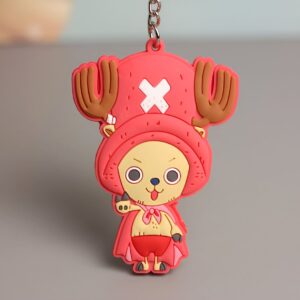 Porte-clés figurine Chopper PVC médecin Mugiwara One Piece