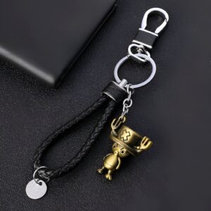 Porte-clés Chopper doré alliage zinc médecin Mugiwara One Piece