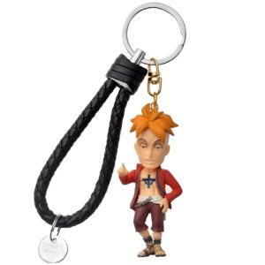 Porte-cles figurine Marco le Phenix One Piece en PVC, format 5 a 8 cm