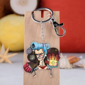 Porte-clés Franky acrylique cyborg One Piece