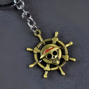 Porte-clés métal logo Mugiwara Pirates au Chapeau de Paille One Piece