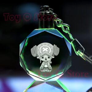 Porte-cles Chopper cristal grave One Piece lampe LED medecin Mugiwara
