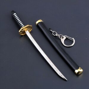 Porte-clés katana Kashu Zoro alliage zinc One Piece