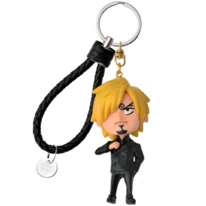 Porte-cles Sanji kawaii One Piece figurine PVC style chibi