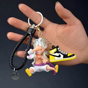 Porte-clés Trafalgar Law sneaker jaune Heart Pirates One Piece