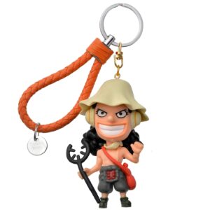 Porte-cles figurine PVC Usopp kawaii chibi sniper Mugiwara Syrup Village One Piece