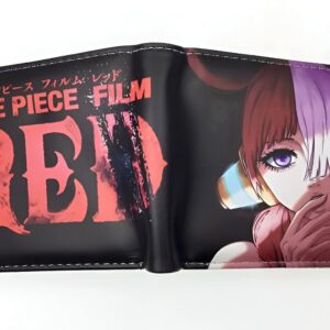 Porte-feuille Uta One Piece Film Red 11x9cm format compact Elegia