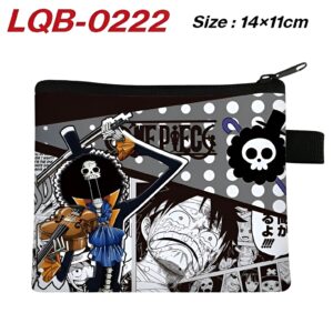 Porte-monnaie Brook PVC 14 cm visuel musicien squelette One Piece