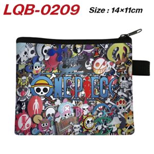 Porte-monnaie compact One Piece PVC 14x11 cm