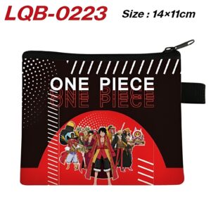 Porte-monnaie One Piece style manga équipage Mugiwara PVC 14x11