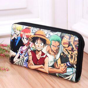 Portefeuille long équipage Luffy 20 x 10 cm PU polyester 130 g One Piece