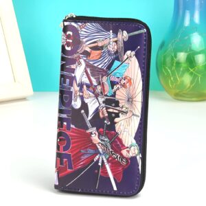 Portefeuille long zippé Zoro trois sabres One Piece