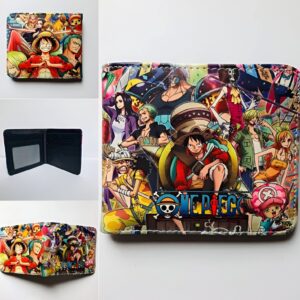 Portefeuille Luffy et équipage Mugiwara One Piece illustration coloree