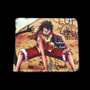 Portefeuille Luffy Gear 2 design cuir synthétique One Piece