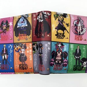 Portefeuille One Piece multicolore cuir vegan palette équipage Mugiwara