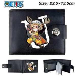 Portefeuille pliable Usopp chibi tireur Mugiwara One Piece