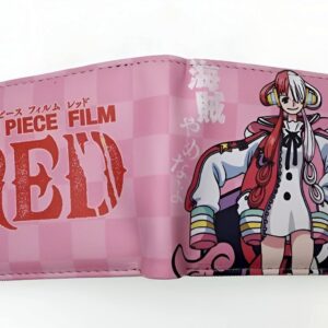 Portefeuille compact reprenant le visuel Uta Rose du film One Piece Film Red