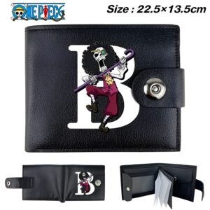 Portefeuille pliable Brook musicien Mugiwara One Piece accessoire