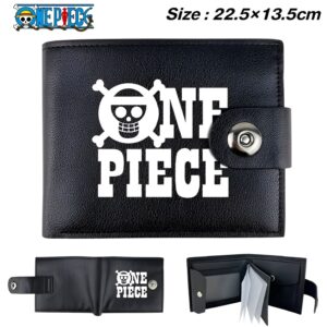 Portefeuille pliable One Piece style pirate accessoire fan