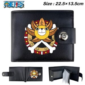 Portefeuille pliable Thousand Sunny navire Mugiwara noir