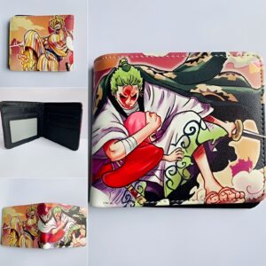 Portefeuille Roronoa Zoro maquille design artistique One Piece