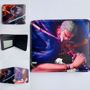 Portefeuille Roronoa Zoro posture dynamique manga One Piece