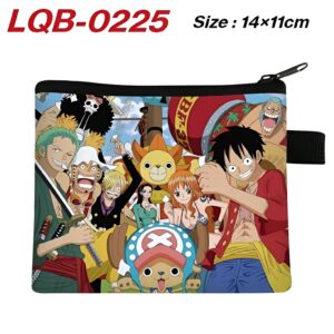 Porte-monnaie One Piece Luffy équipage Mugiwara PVC 14x11 cm