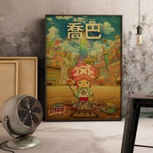 Poster illustrant Tony Tony Chopper, médecin de l'équipage One Piece