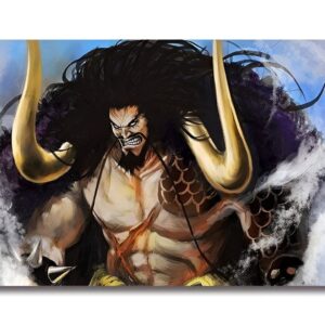 Poster de Kaido, Yonko de One Piece, avec impression haute qualité et couleurs éclatantes
