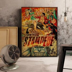 Affiche Film One Piece Stampede équipage Mugiwara