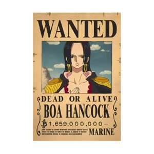 Avis de recherche Wanted de Boa Hancock l'Impératrice pirate One Piece