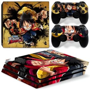 Stickers PS4 Luffy Gear 5 attaque One Piece design console