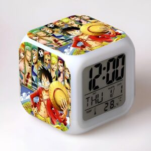 Réveil cube LED équipage One Piece Mugiwara