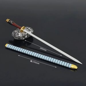 Sabre katana Seiryū inspiré de Roronoa Zoro, 108 cm, métal détaillé One Piece