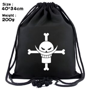 Sac bandoulière One Piece tête de mort en toile 20 litres