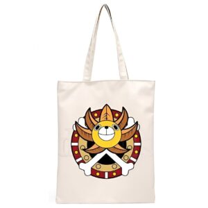 Sac cabas canvas 39x35 cm motif Thousand Sunny One Piece