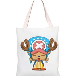Sac cabas One Piece Chopper Collection Manga avec design vibrant couleurs naturelles toile