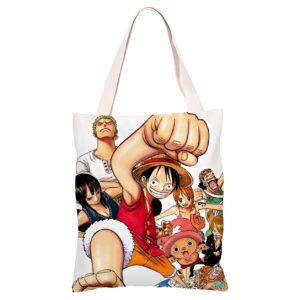 Sac cabas One Piece Équipage Nakama design motif vibrant cuir synthétique