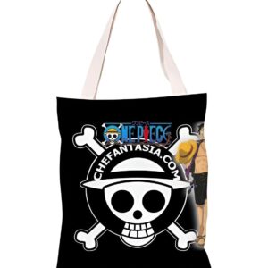 Sac cabas One Piece présentant le Jolly Roger pirate