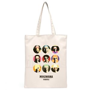 Sac cabas canvas lineart avec l'équipage Mugiwara One Piece