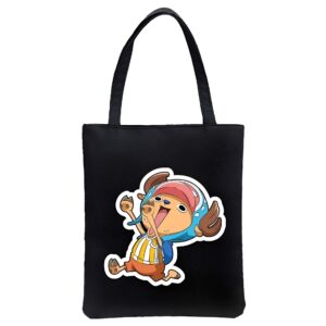 Sac Chopper One Piece coton noir 40 35 cm